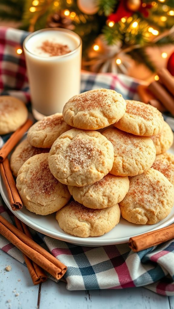 Eggnog Snickerdoodle Delights  