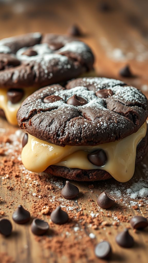 Enchanted Chocolate Cookie Sandwiches  