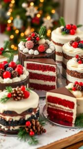 festive cakes for winter gatherings