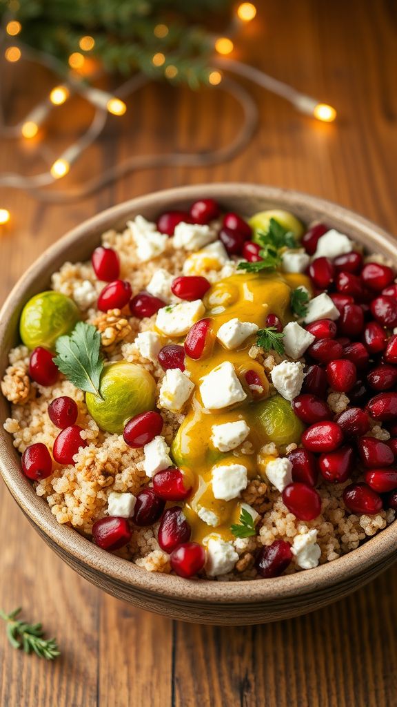 Festive Holiday Quinoa Bowl