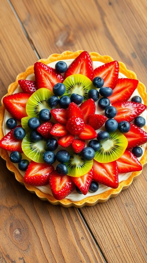 Firework Fruit Tart