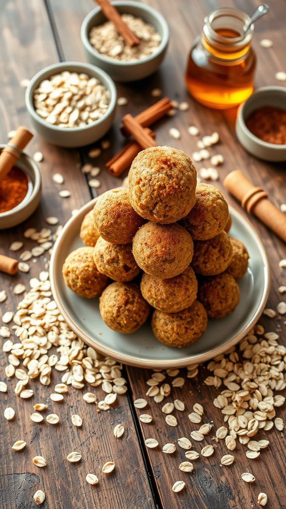 Gingerbread Cookie Energy Balls  