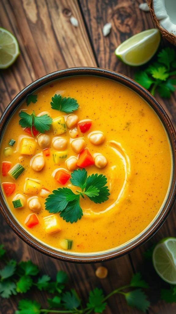 Golden Curry Coconut Soup