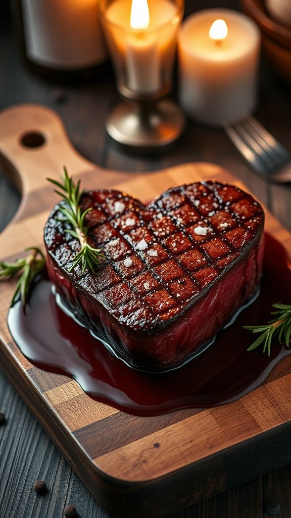 Heart-Shaped Filet Mignon