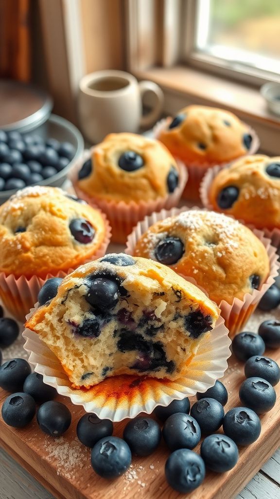 Heartwarming Blueberry Muffins  