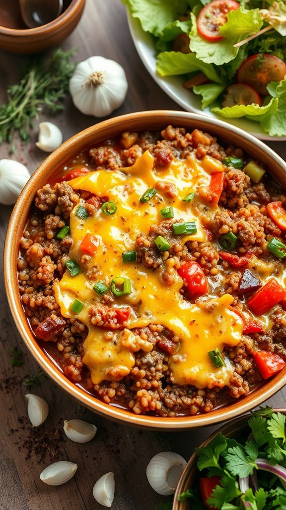 Hearty Beef and Quinoa Casserole  