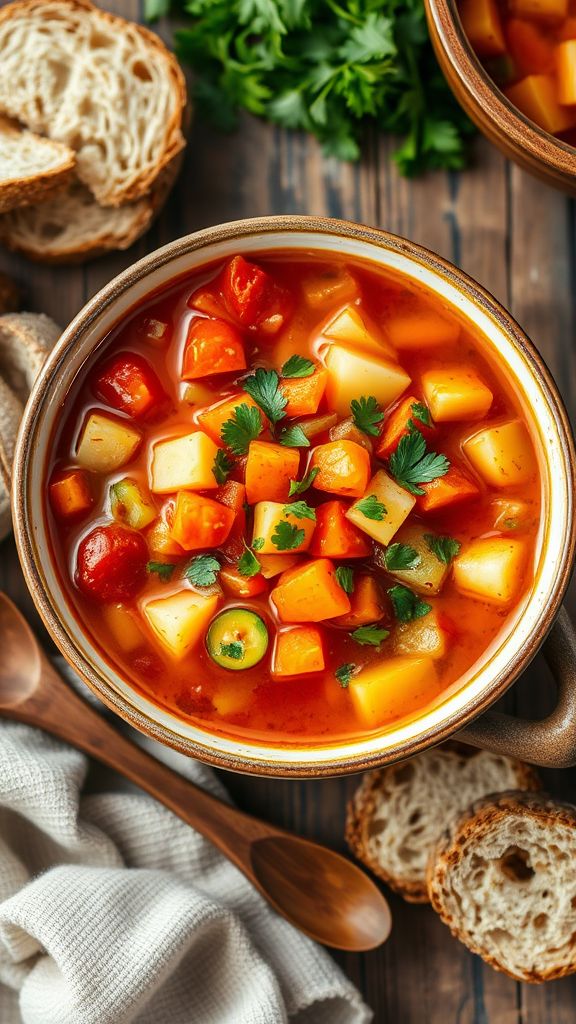 Hearty Harvest Vegetable Soup