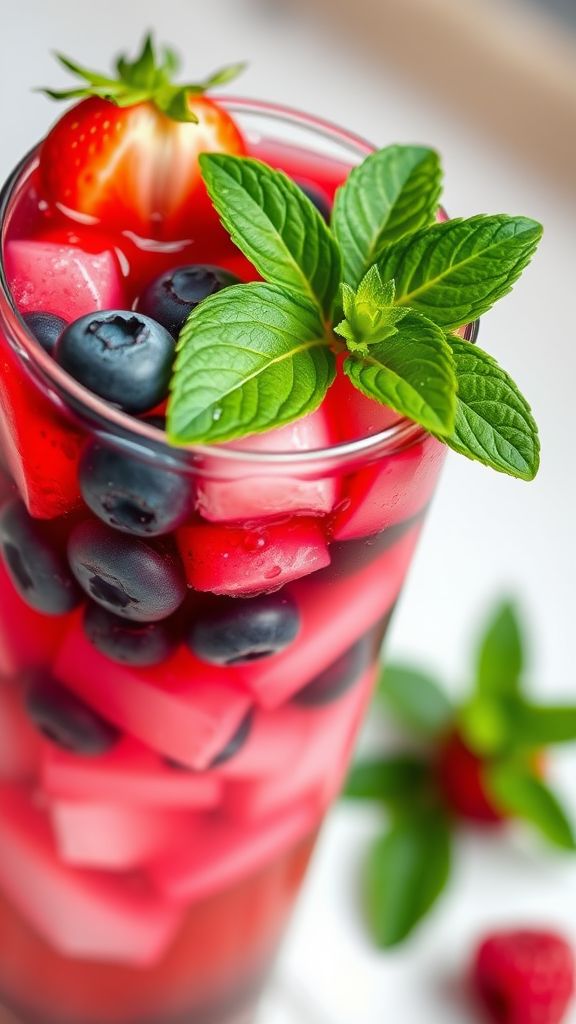 Hibiscus Berry Iced Tea  