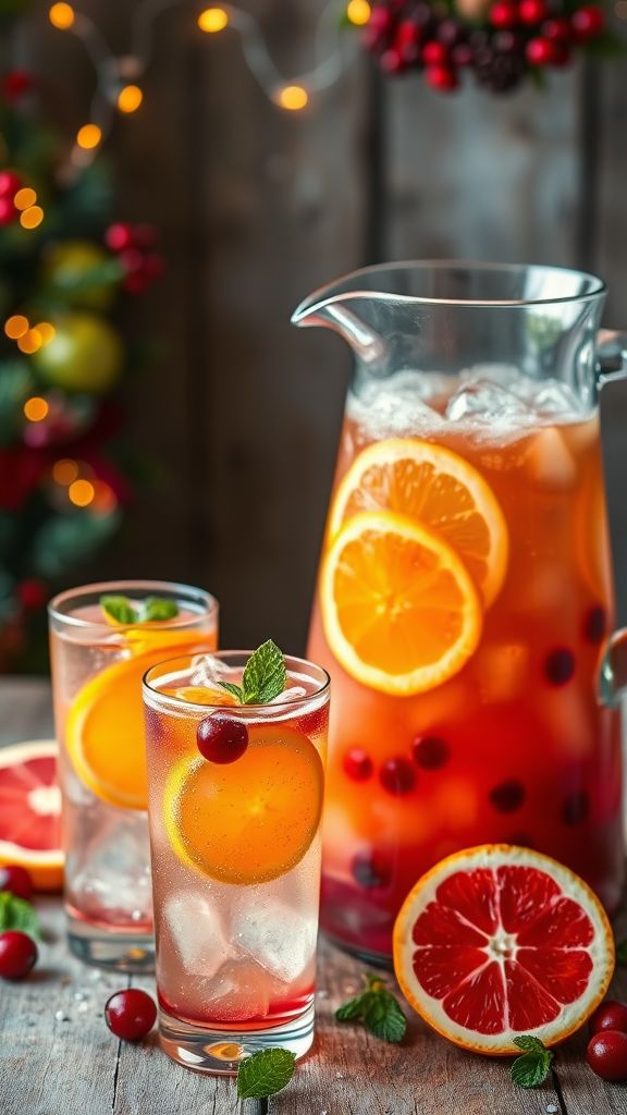 Holiday Citrus Sparkler  