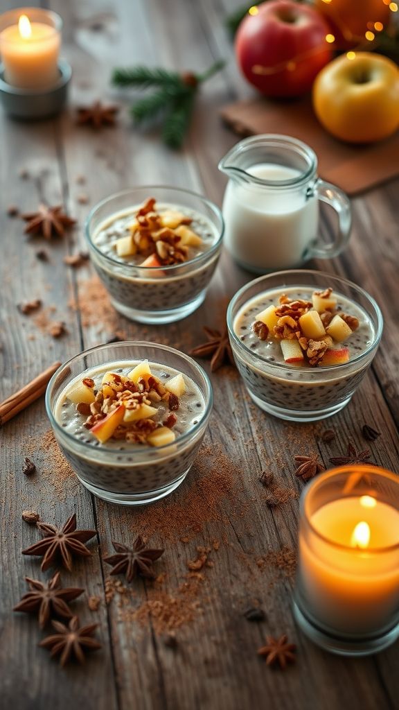 Holiday Spice Chia Pudding