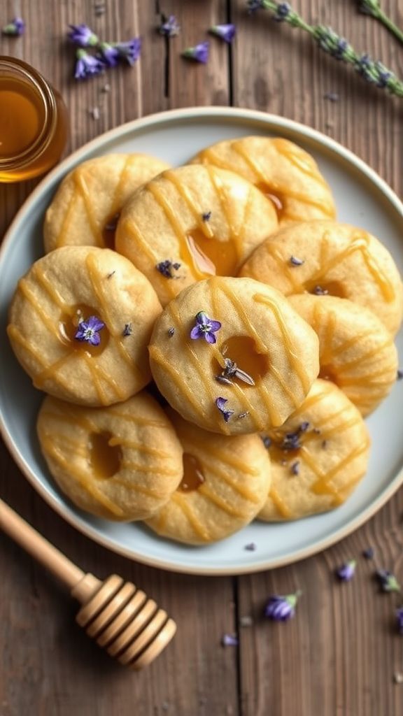 Lavender Honey Cookies  