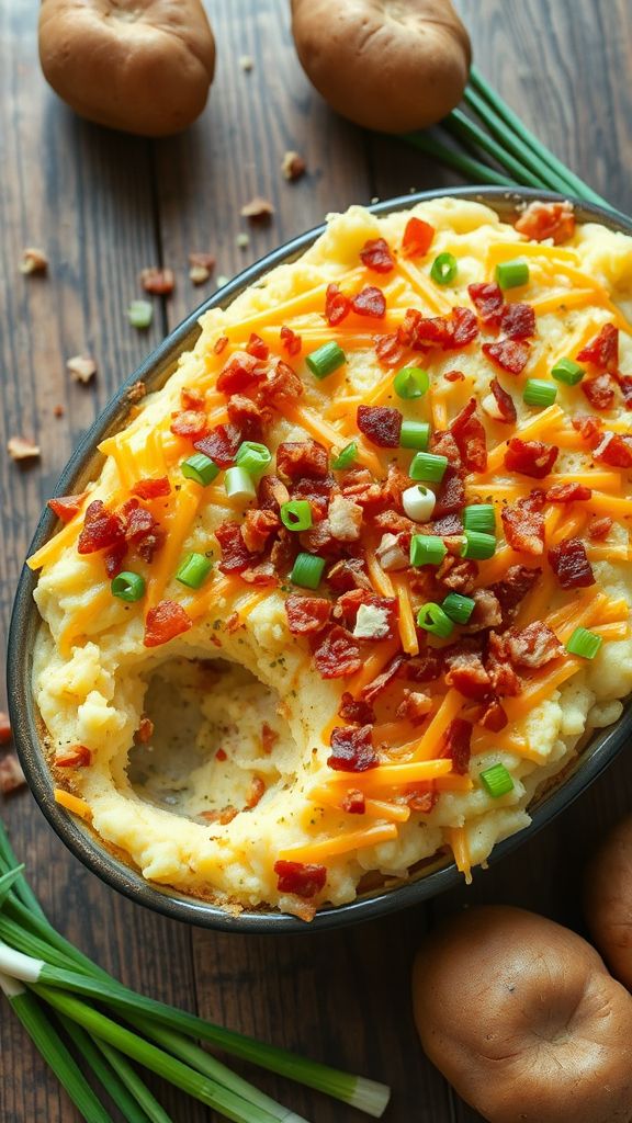 Loaded Baked Potato Casserole  