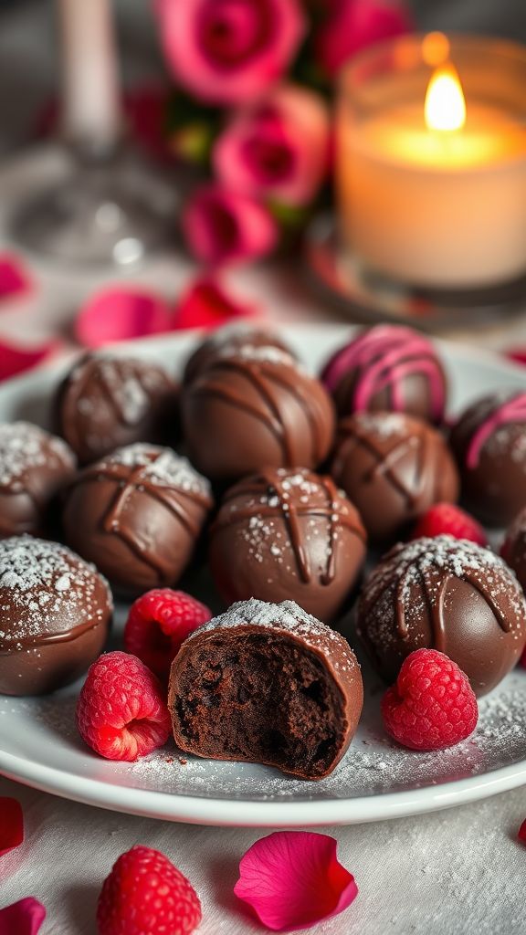 Love Potion Chocolate Truffles  