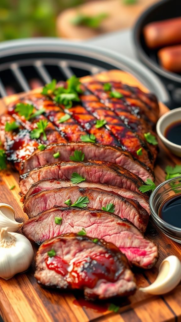 Maple Glazed Flank Steak