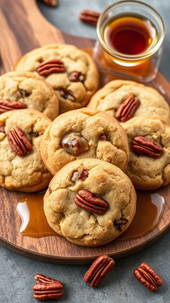 Maple Pecan Cookies  