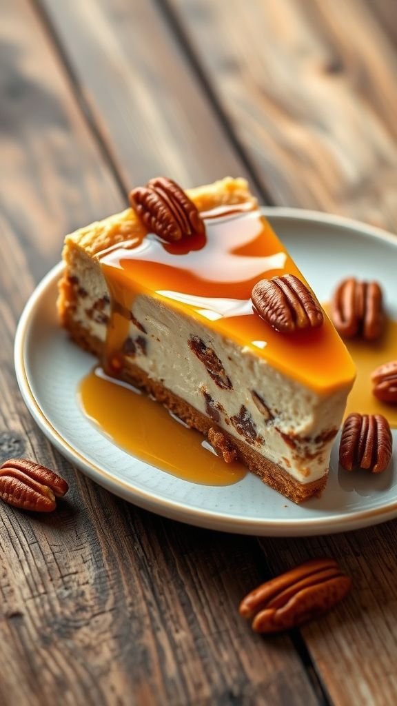 Maple Pecan Pie Cheesecake