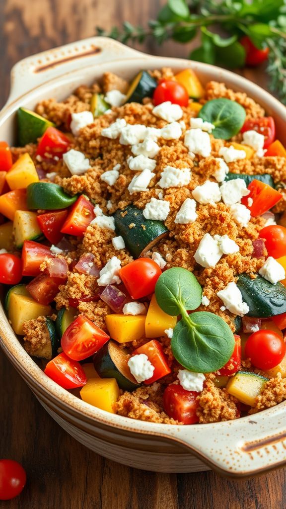 Mediterranean Vegetable Casserole  