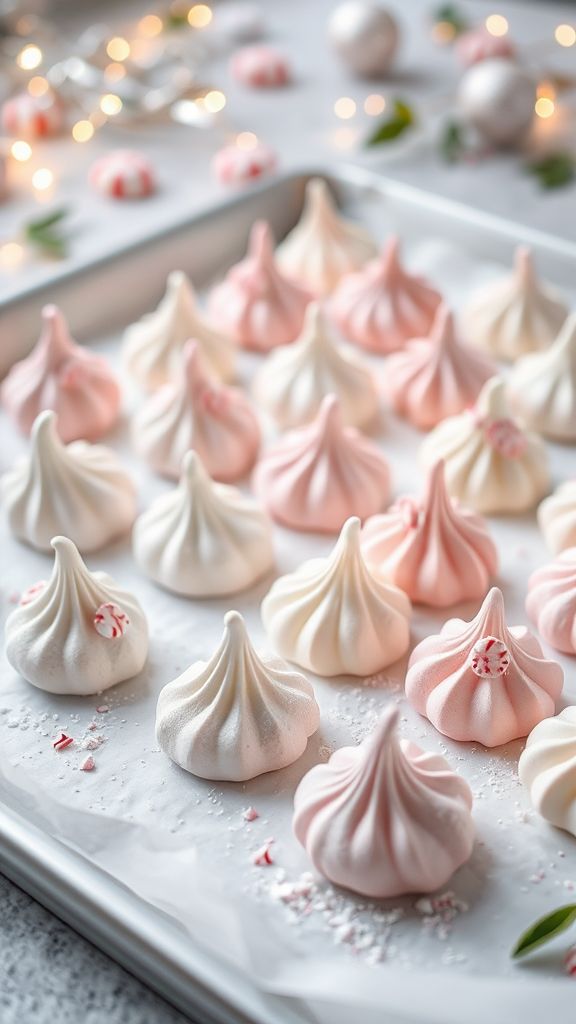 Merry Meringue Kisses  