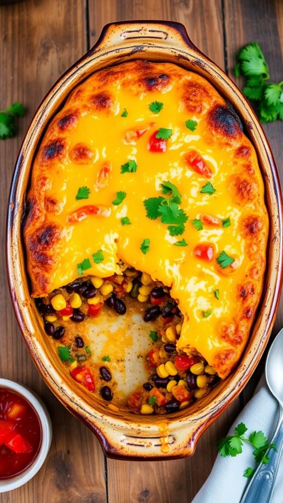 Mexican Cornbread Casserole  