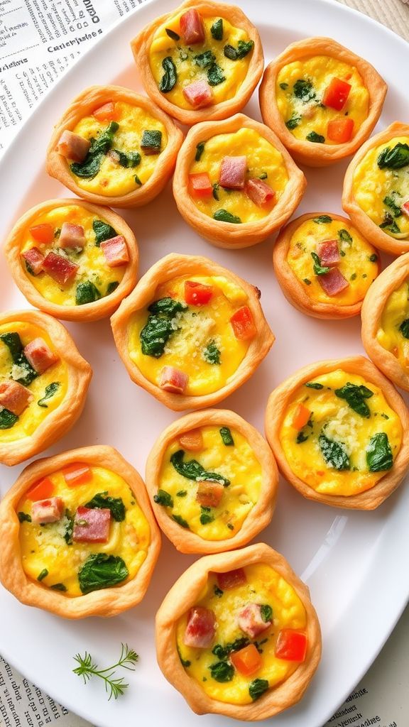 Mini Quiches for a Crowd  