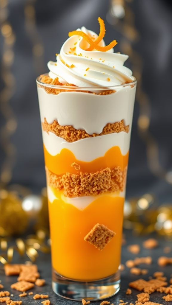 New Year's Dreamsicle Parfait