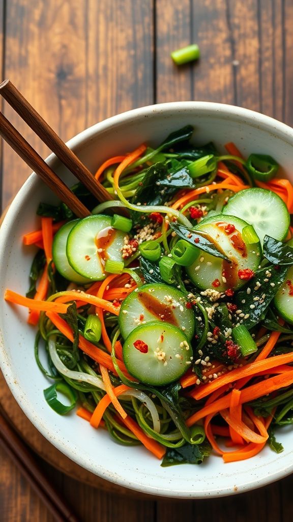 No-Cook Seaweed Salad  