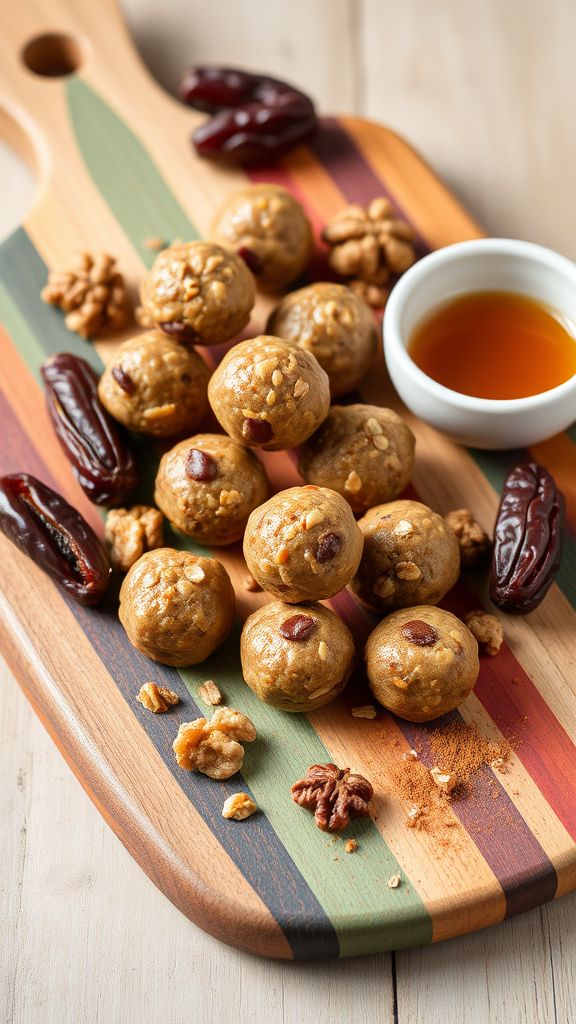 Nutty Date and Walnut Bites  