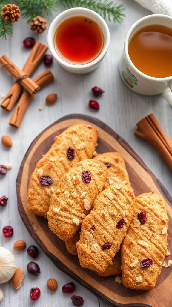 Nutty Holiday Biscotti  