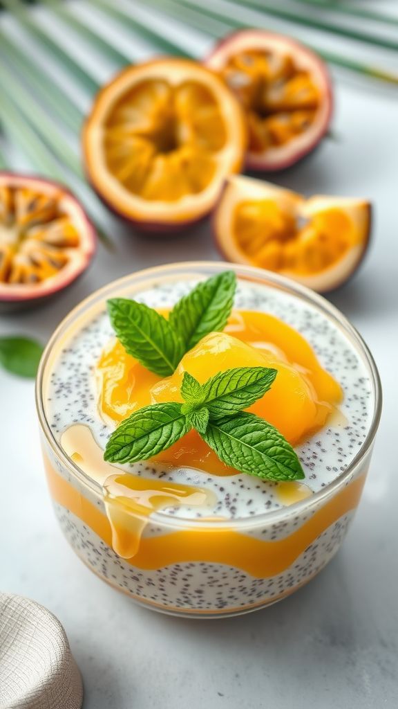 Passionfruit Chia Pudding  