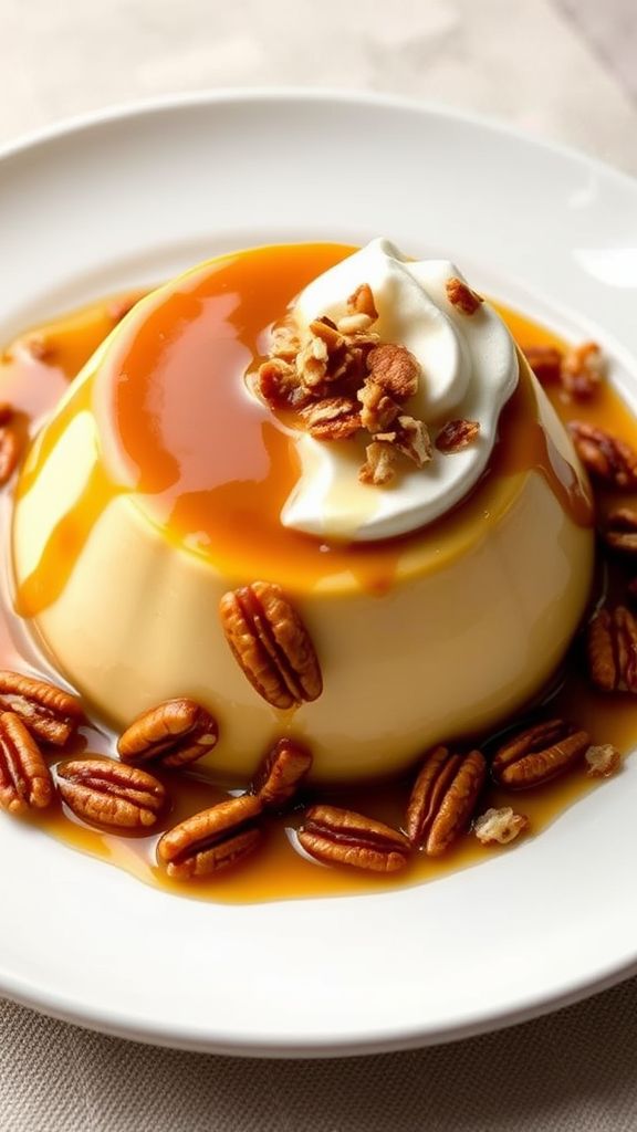 Pecan Praline Flan