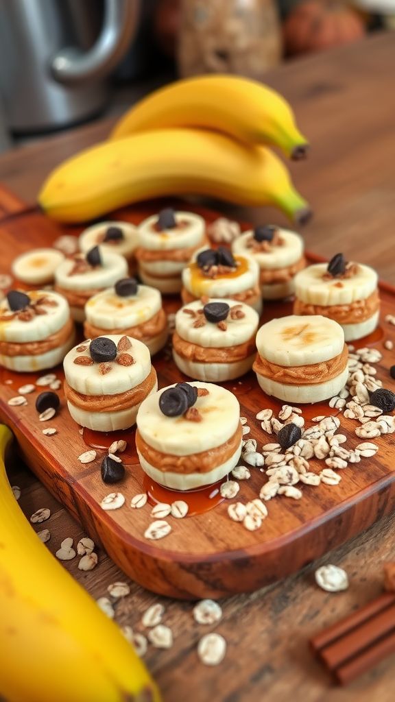 Playful Nut Butter and Banana Bites