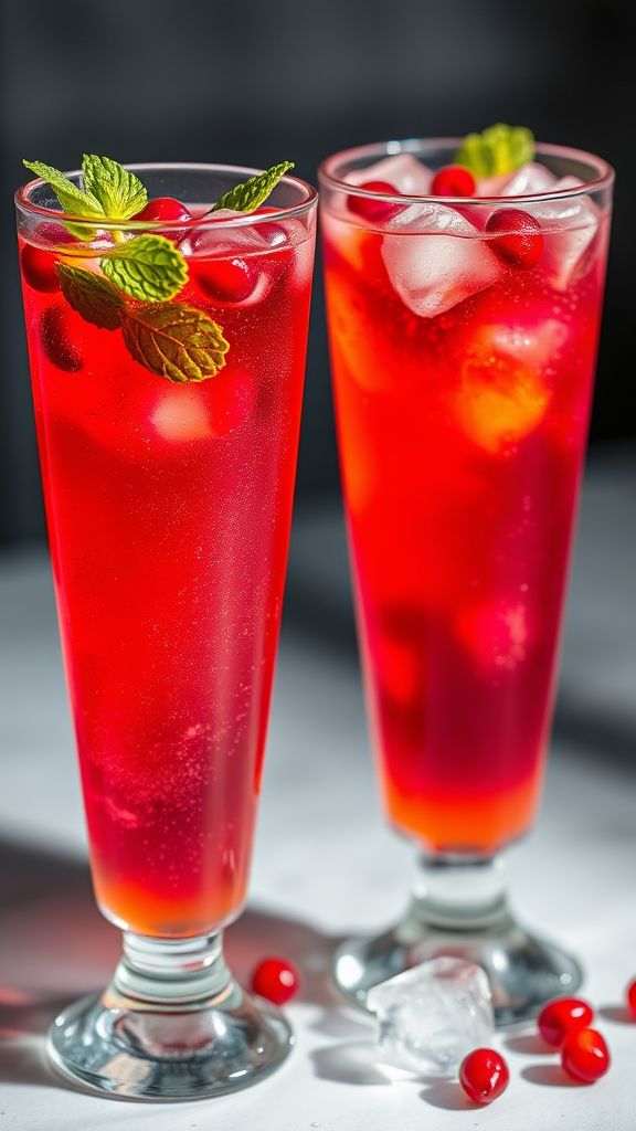 Pomegranate Passion Fizz  