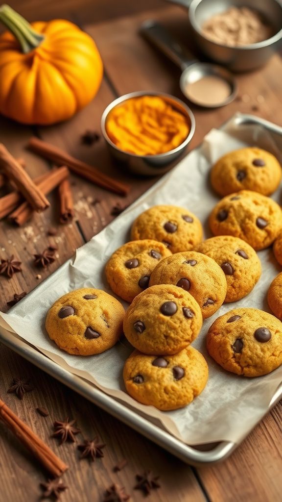 Pumpkin Spice Cookies  