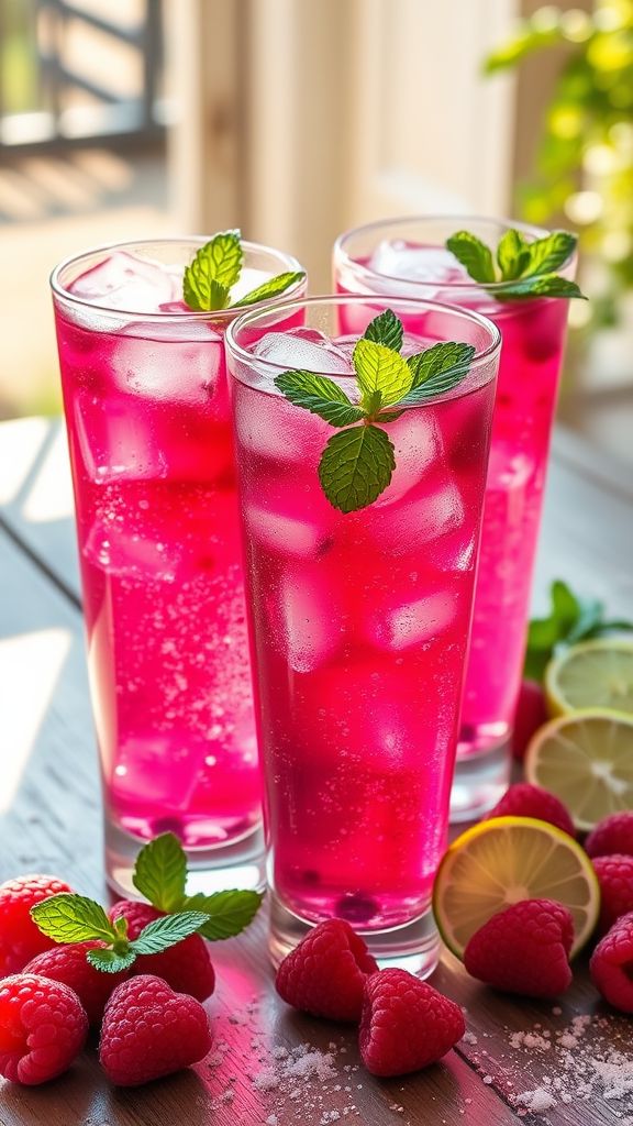 Raspberry Kiss Fizz  