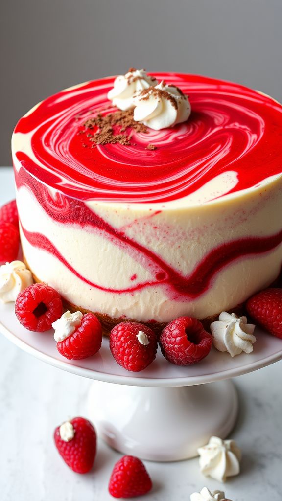 Red Velvet Swirl Cheesecake