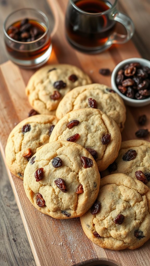 Rum Raisin Cookies  