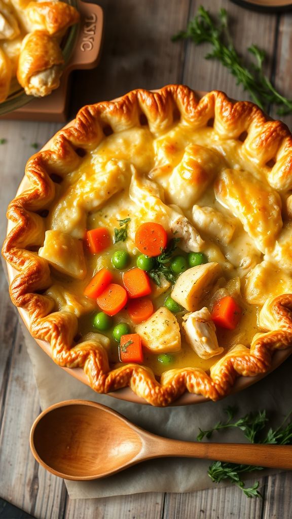 Rustic Chicken Pot Pie  