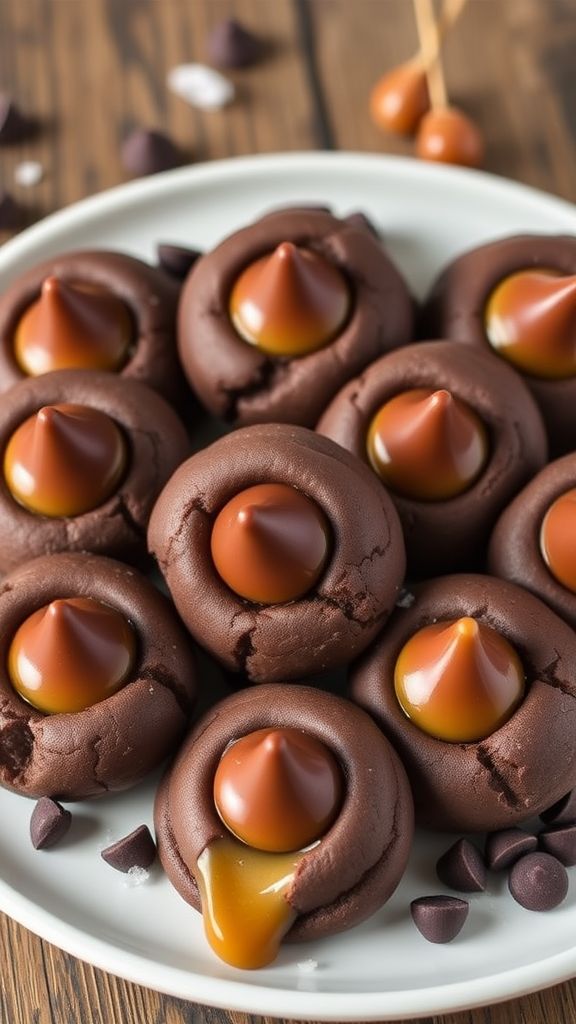 Salted Caramel Chocolate Kisses