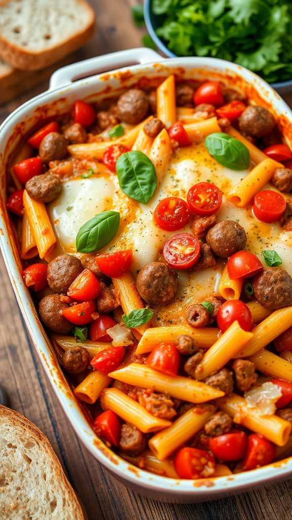 Savory Italian Sausage Casserole  