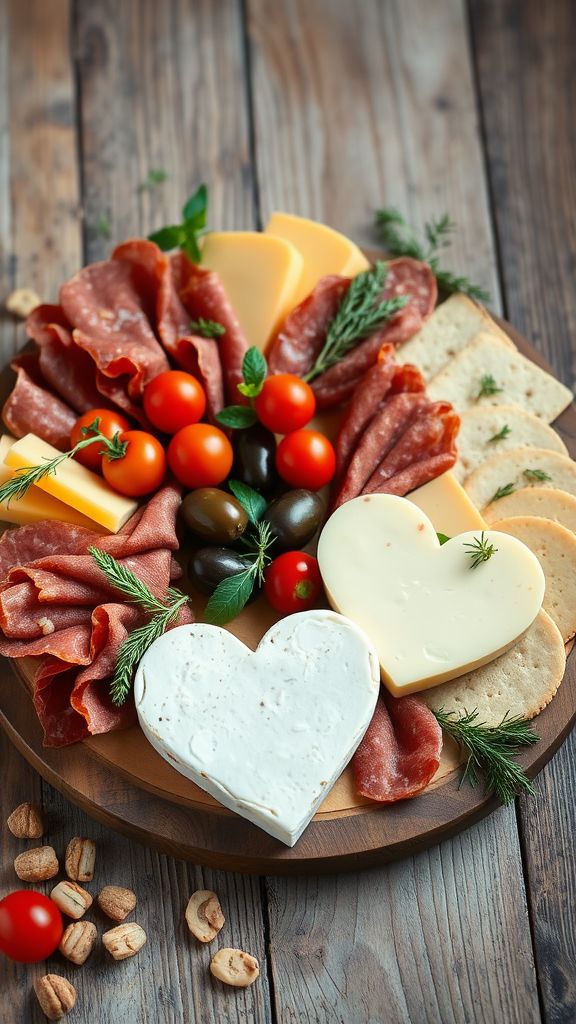 savory valentine’s day snack boards