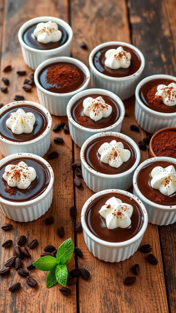 Silky Smooth Chocolate Pots de Crème  