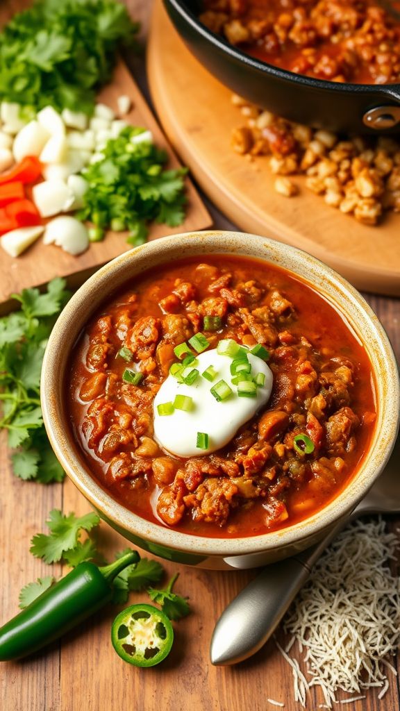 Slow-Cooked Chili con Carne  