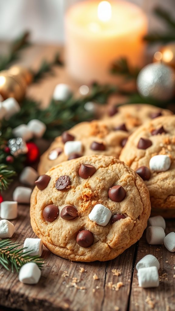 S’mores Holiday Cookies  