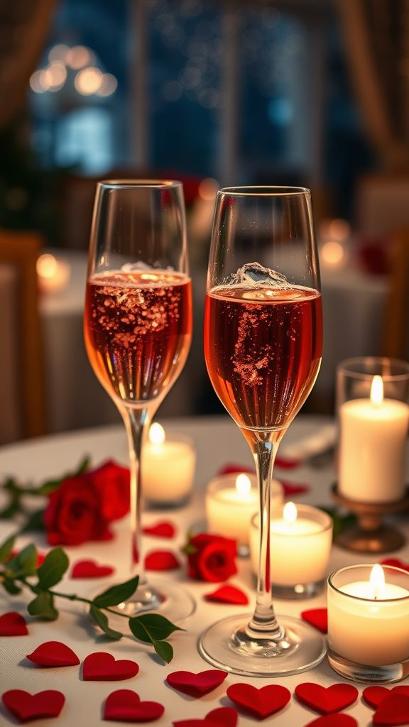 sparkling drinks to celebrate valentine’s day