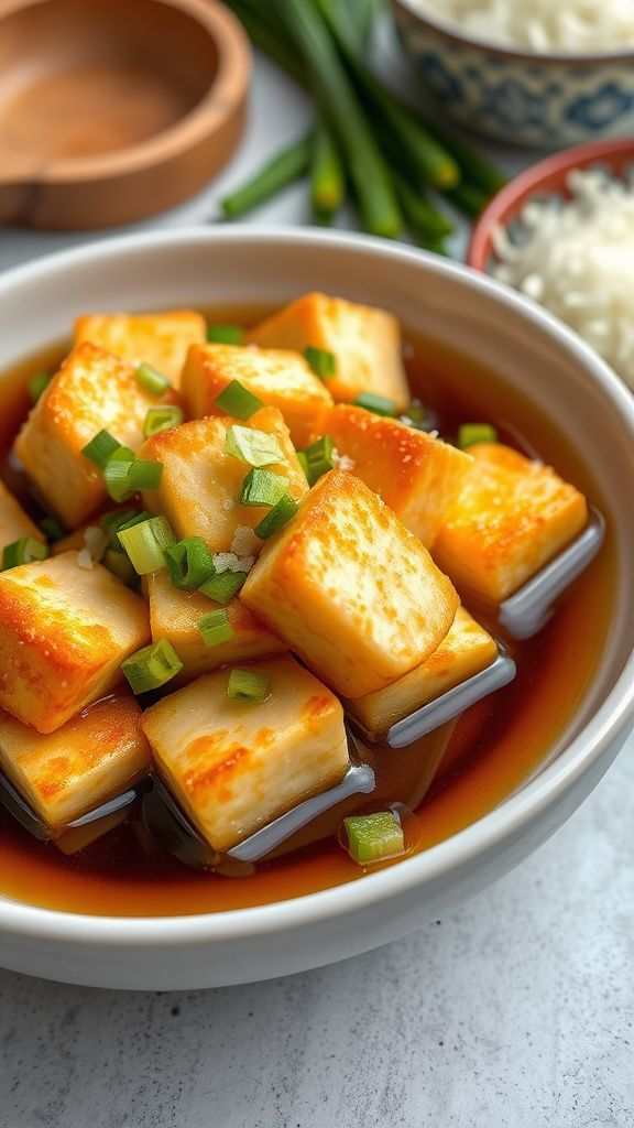 Speedy Agedashi Tofu  