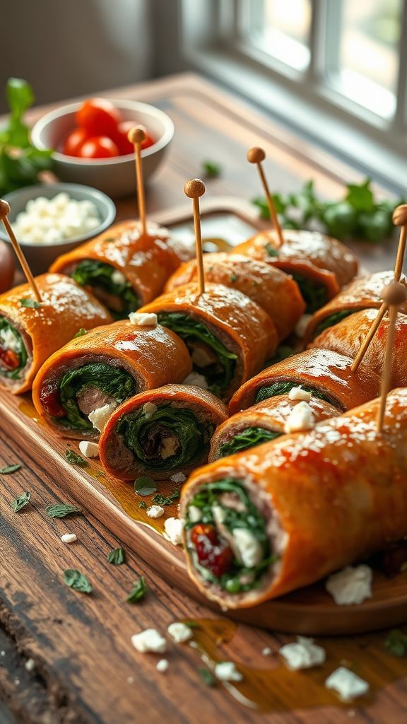 Stuffed Steak Rolls with Love