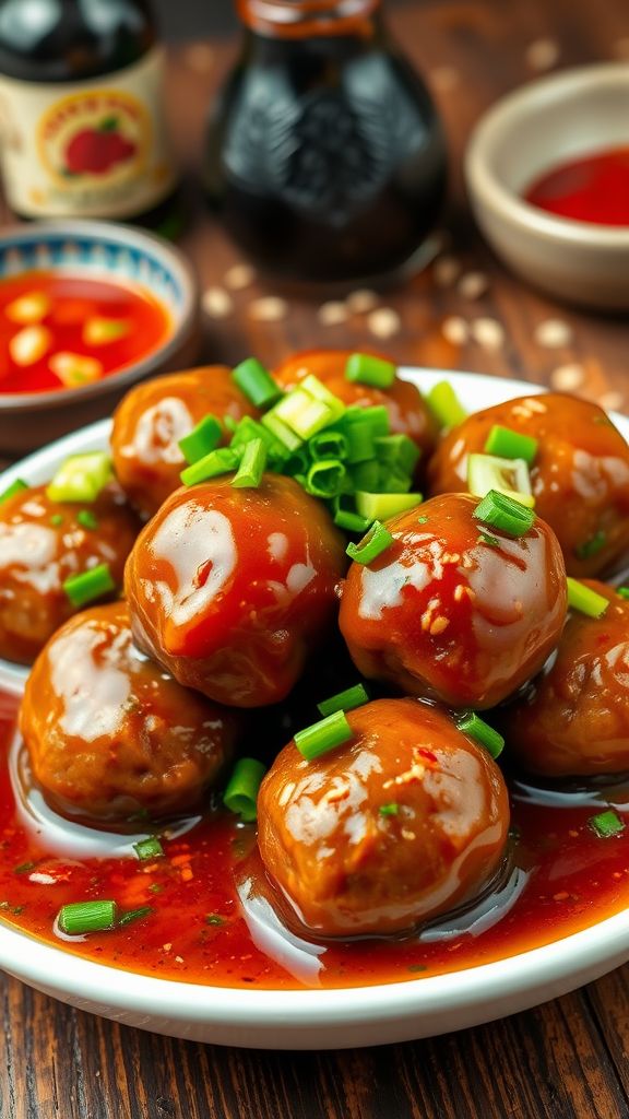 Sweet and Spicy Meatballs  