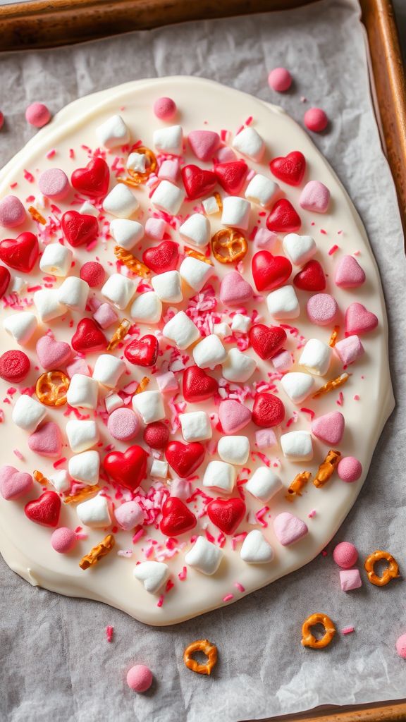 Sweetheart Candy Bark  