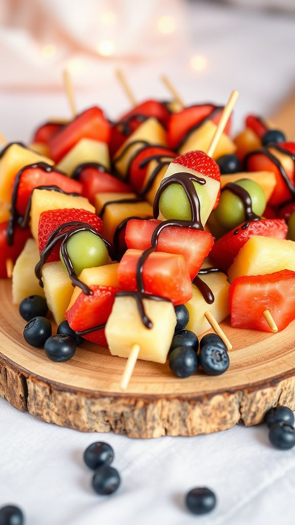 Sweetheart Fruit Skewers  