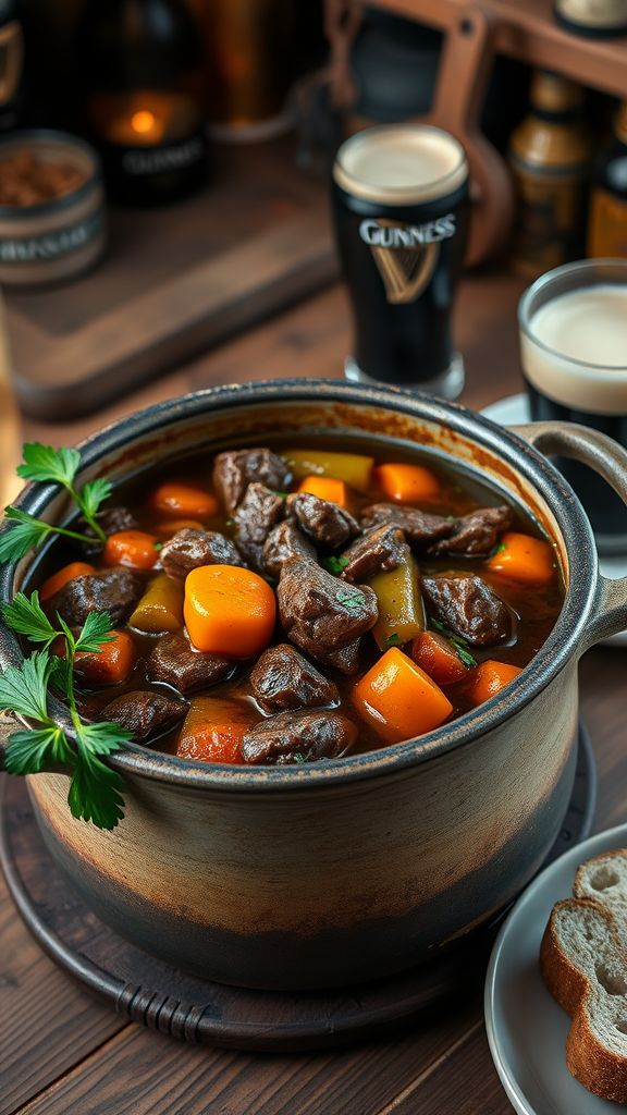 Traditional Irish Beef and Guinness Stew